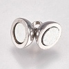 Tarnish Resistant 304 Stainless Steel Magnetic Clasps with Loops STAS-G173-05P-6mm-2