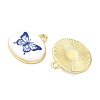 Printed Brass Pendants KK-CBAF9BC-17G-02-2