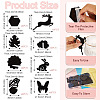 32Pcs 8 Styles Acrylic Wine Glass Charms OACR-TA0003-96-4