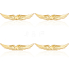 4Pcs Alloy Lapel Pin Backs for Security JEWB-DC0001-22B-1