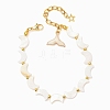 Shell Pearl Beaded Bracelets for Women BJEW-JB12425-2