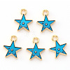 Alloy Enamel Charms X-ENAM-S121-028A-2