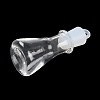 Clear Glass Wishing Bottle Pendants GLAA-A010-01H-2