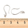 925 Sterling Silver Hoop Earring Findings STER-H107-11S-3