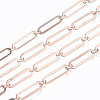 Brass Paperclip Chains CHC-S009-009RG-1
