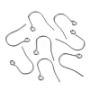 Tarnish Resistant 304 Stainless Steel Ear Wire STAS-H020-NF-3