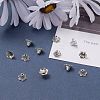 Tibetan Style Alloy Flower Bell Filigree Bead Caps TIBEB-O005-02-5