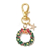 Christmas Alloy Enamel Pendant Decoration KEYC-JKC00908-3