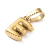 316L Surgical Stainless Steel Charms STAS-G315-01G-E-2