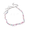Flower Glass Seed Beads Beaded Necklaces NJEW-JN04820-3