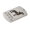 Non-Tarnish 304 Stainless Steel Pendants STAS-C098-01L-P-2
