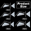 50Pcs 5 Styles Plastic Triangle Corner Protector FIND-NB0005-47-2