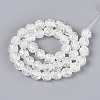 Handmade Foil Glass Beads Strands FOIL-N033-03E-1