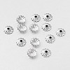 Tarnish Resistant Multi-Petal 316 Surgical Stainless Steel Flower Bead Caps STAS-M257-05-1