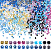 1200Pcs 12 Colors Cubic Zirconia Cabochons ZIRC-SC0001-29-1