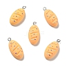 Opaque Resin Pendants RESI-G043-D05-1