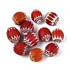 Handmade Millefiori Glass Barrel Beads LA-N002-22A-1