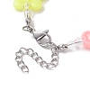 Butterfly & Heart Acrylic Kid Beaded Bracelets for Girls BJEW-JB10220-02-4