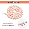 2 Strands Electroplated Shell Pearl Beads Strands PEAR-NB0001-96-2