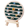 Round Wooden Ring Display Easels RDIS-WH0032-005B-1