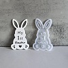 Easter Theme Rabbit with Word Pattern DIY Silicone Table Lamp Molds SIMO-G008-02B-1