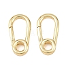 Brass Spring Gate Rings KK-P339-02G-1