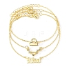 3Pcs Alloy Rhinestones Anklets LS-AJEW-S083-01G-11-1