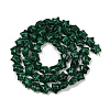 Synthetic Malachite Beads Strands G-Z080-A15-8mm-3