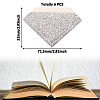 Glitter Imitation Leather Book Corner Protectors AJEW-TAC0038-03A-3
