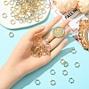 100Pcs 2 Colors CCB Plastic Bead Frame CCB-YW0001-68-5