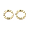Brass Spring Gate Rings KK-E796-11G-1