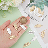 20Pcs 2 Colors Brass Pendants KK-BBC0011-26-3