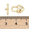 Brass Toggle Clasps KK-K391-08G-4