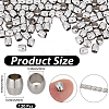 120Pcs 304 Stainless Steel European Beads STAS-BBC0009-79P-2