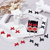 40Pcs 2 Colors Alloy Stud Earring Findings EJEW-SP0001-23-4