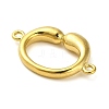 304 Stainless Steel Oval Ring Connector Charms STAS-D195-03G-02-2