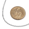 304 Stainless Steel Singapore Chain Necklace Making AJEW-JB01334-02-4