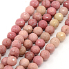 Natural Rhodonite Beads Strands G-G542-12mm-12-1