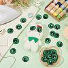 12Pairs Computerized Embroidery Cloth Self Adhesive Patches PATC-BC0001-12C-5