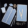 DIY Doorplate Silicone Mold Kits DIY-TA0008-32-12