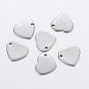 304 Stainless Steel Stamping Blank Tag Pendants X-STAS-P198-54-1