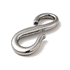 Tibetan Style 304 Stainless Steel S Hook Clasps STAS-G278-44AS-2
