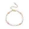 Glass Round Beaded Bracelets BJEW-JB12072-02-2