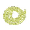 Foil Glass Beads FOIL-Q002-04G-2