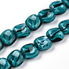 Handmade Milleflori Glass Beads Strands LAMP-M018-01A-10-1