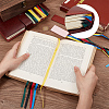 5Pcs 5 Colors Colorful Ribbon PU Leather Bookmarks AJEW-CP0003-86A-3