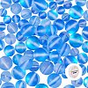 Synthetic Moonstone Beads Strands G-SZ0001-86C-1