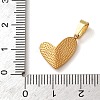 304 Stainless Steel Micro Pave Clear Cubic Zirconia Pendants CU-CBA703A-04G-01-3