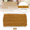 Polyester Braided Lace Ribbon SENE-WH0003-35A-2