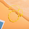 Cross Nylon Cord Braided Bead Bracelets WG2C716-16-1